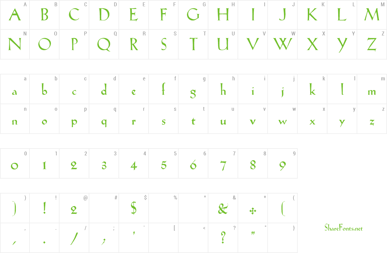 Font Lilith-Heavy preview